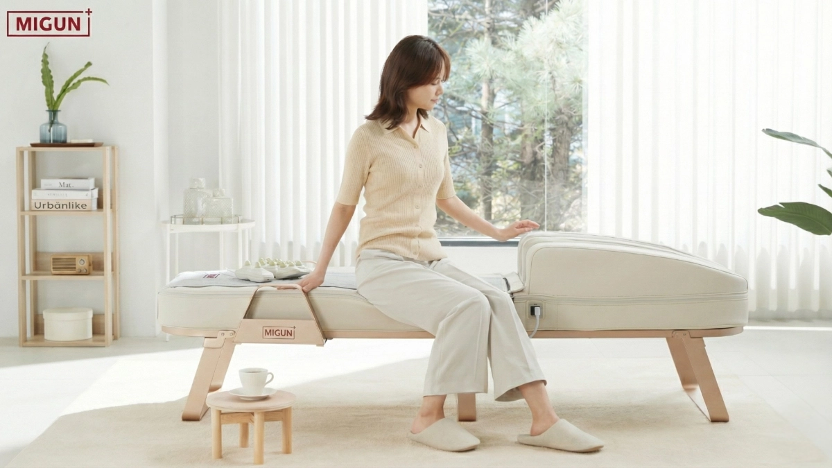 Giường massage MIGUN Re:Bone đa dạng chế độ massage chuyên sâu